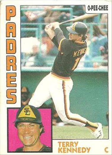 1984 O-Pee-Chee Baseball Cards 166     Terry Kennedy